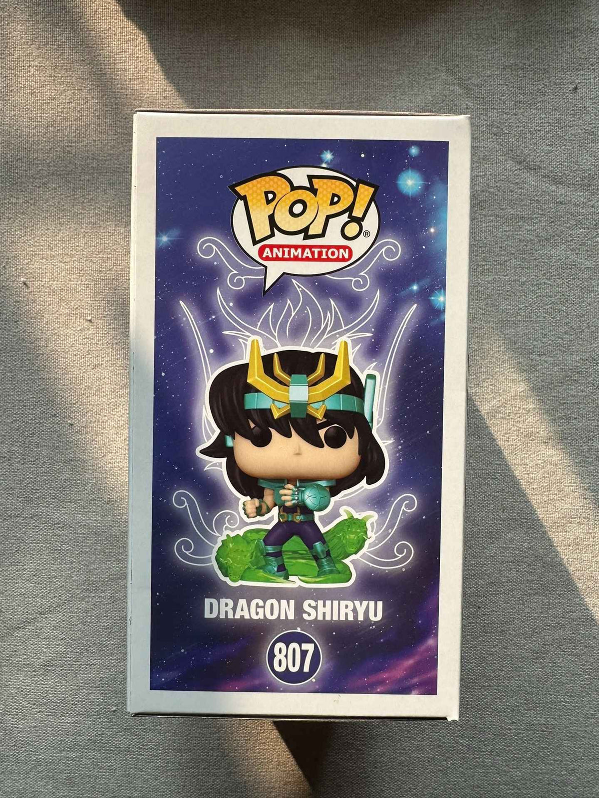 Funko Pop Saint Seiya Action Figure Cygnus Hyoga #808 Dragon Shiryu #807 Andromeda Shun #809 Phoenix Ikki #810 Vinyl Dolls Toys
