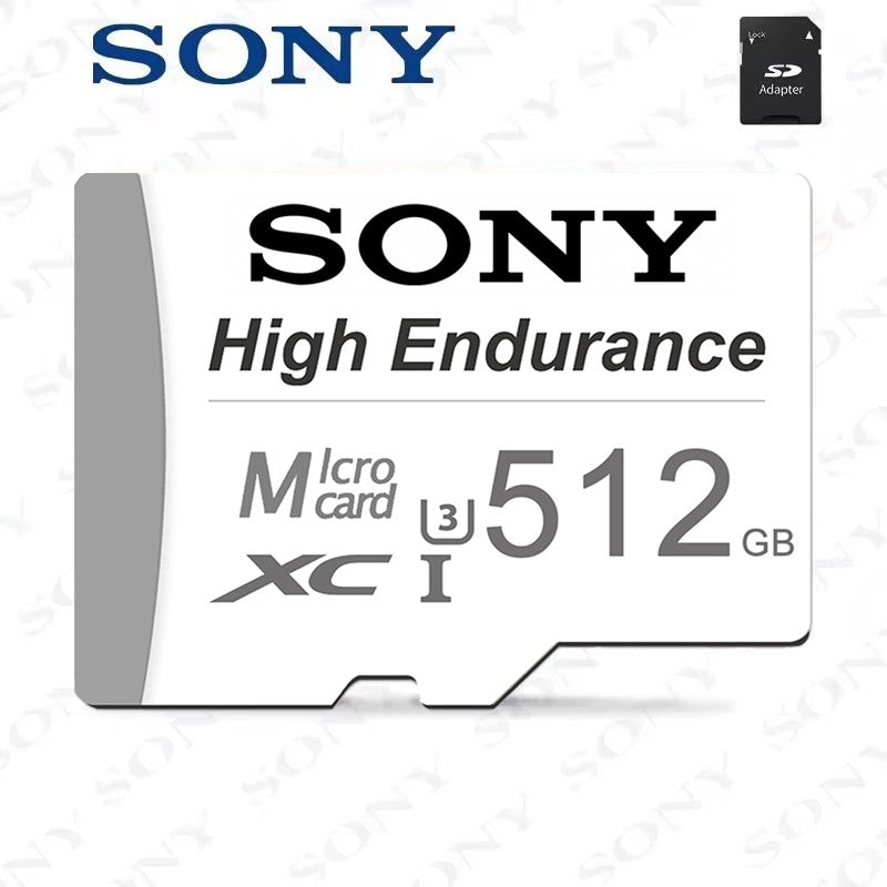 SONY High Endurance Micro TF/SD Card 512GB 64GB 128GB 256GB Memory Card Up to 100MB/s Flash Card TF Card for Monitoring Dashcam