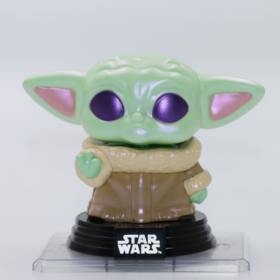 Original Funko Pop Star Wars The Mandalorian Grogu #733 Official Collectible Vinyl Action Figure Desktop Decor Model Toy Gift
