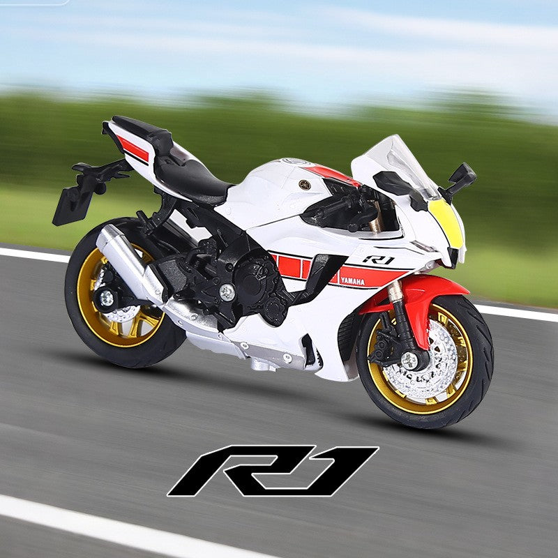 1:18 GSX1000 CBR 1000RR R1 Hayabusa Alloy Motorcycle Model Collection Genuine Authorization Motorbike Toy Miniature