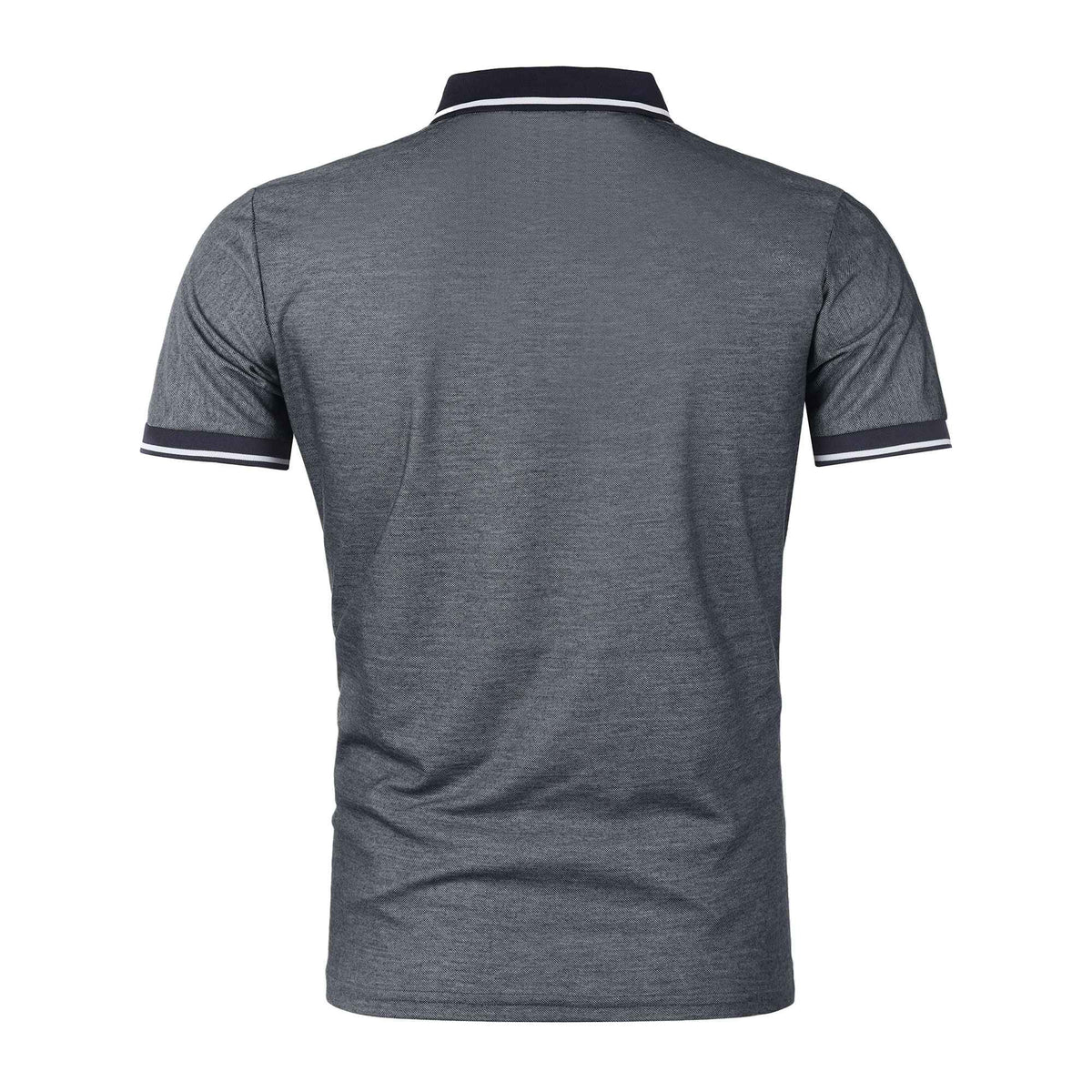 Men's new top Polo shirt T-shirt Summer men's short sleeve color lapel casual fashion white shirt T-shirt men's short sleeve