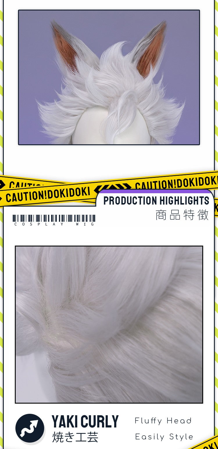 ?Ready for Ship?Idia Malleus Leona Vil Crowley Wig Game Cosplay DokiDoki Men 120cm Long Hair Fiber Idia Halloween Free Wig Cap