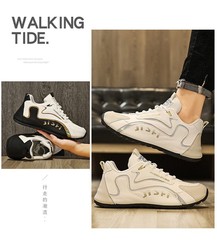 Men's summer mesh sneakers, low-top casual vulcanized shoes, men's soft and comfortable sports running shoes, men's shoes
