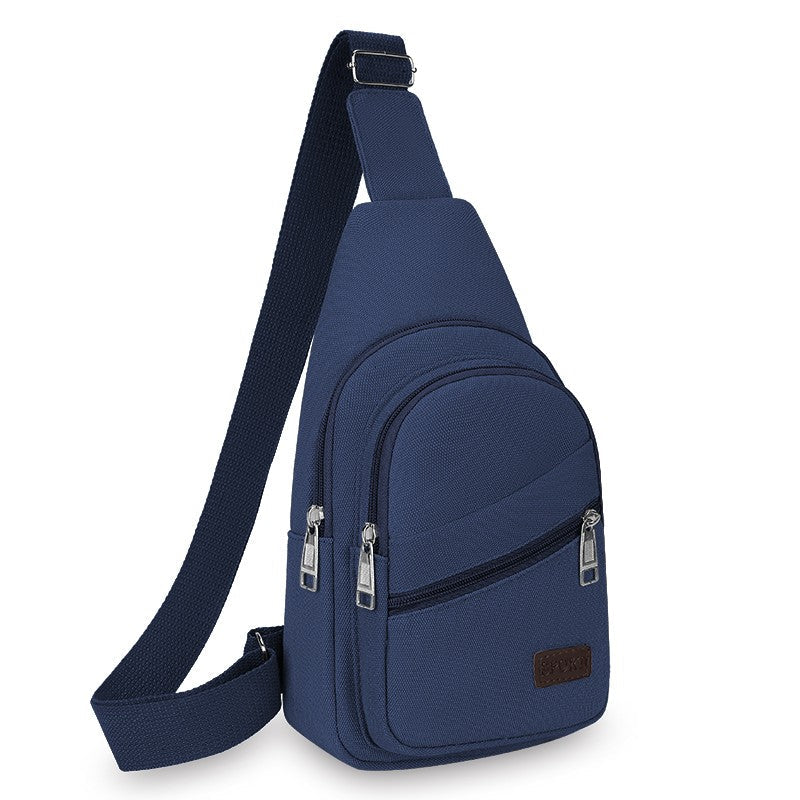 Men's Canvas Crossbody Bag Wear-resistant Outdoor Shoulder Messenger Bag for Travel Sports Daily Casual Durable