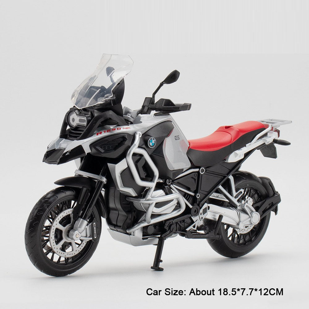 1:12 Suzuki GSX1000R R1250GS Alloy Diecast Toys Motorcycle Models Car with Light Shock Absorption Miniature Motorbike Boys Gifts
