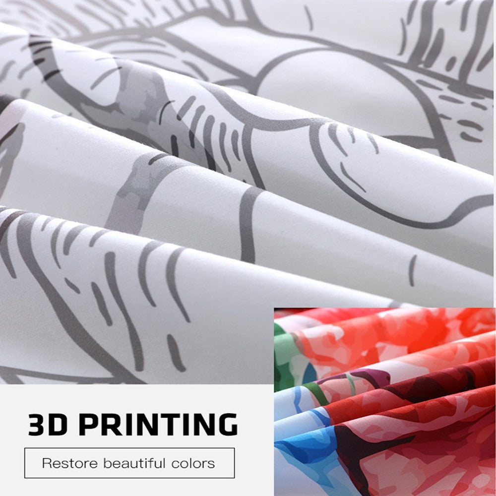Colorful Geometry Bedding Set - Duvet Cover With Pillowcase For Single Double Bed Kids Adults Queen King Size Options Available