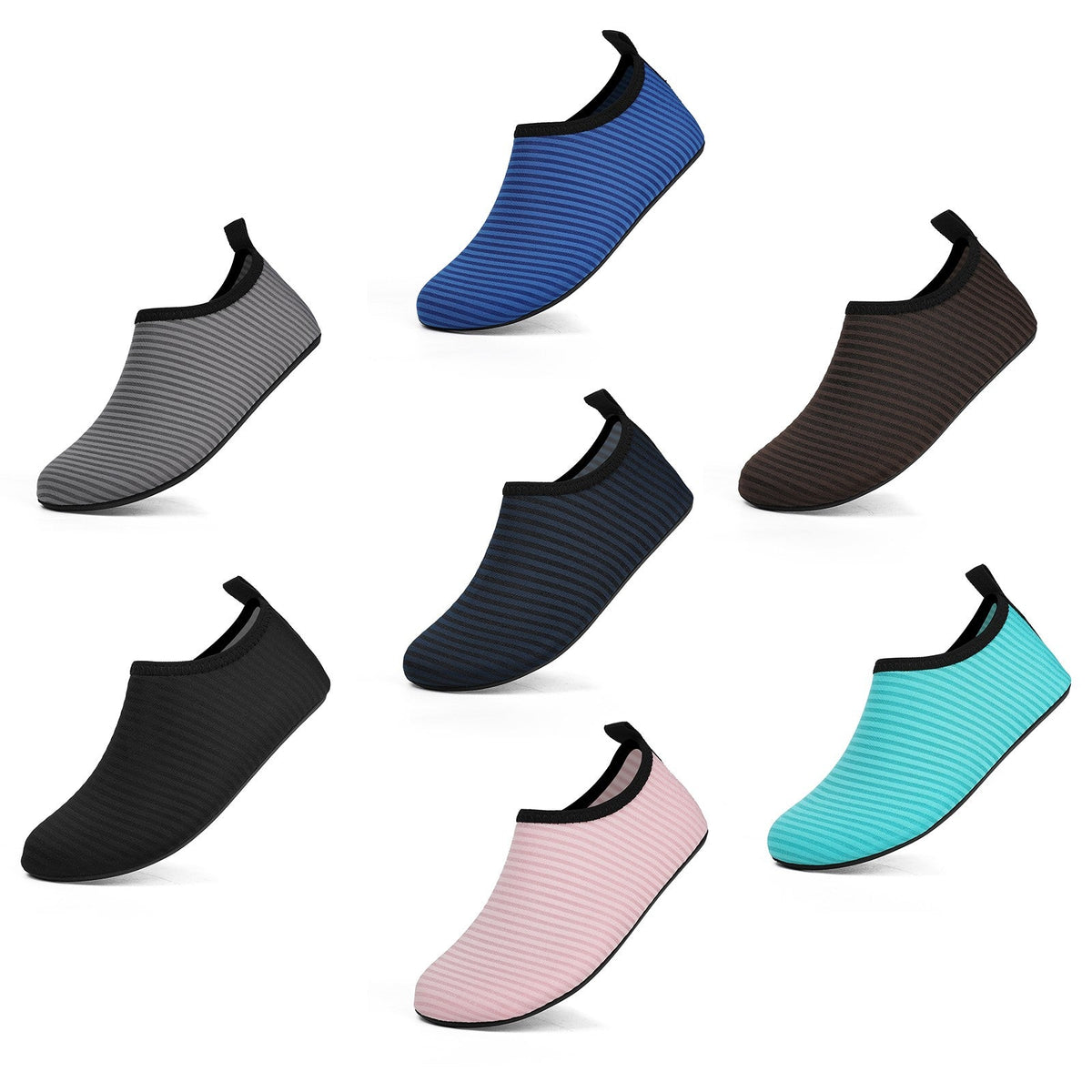 Summer Water Shoes Kids Aqua Socks Sneakers Boys Girls Swimming Shoes Beach Socks Childrens Casual Sneakers Striped Toddler