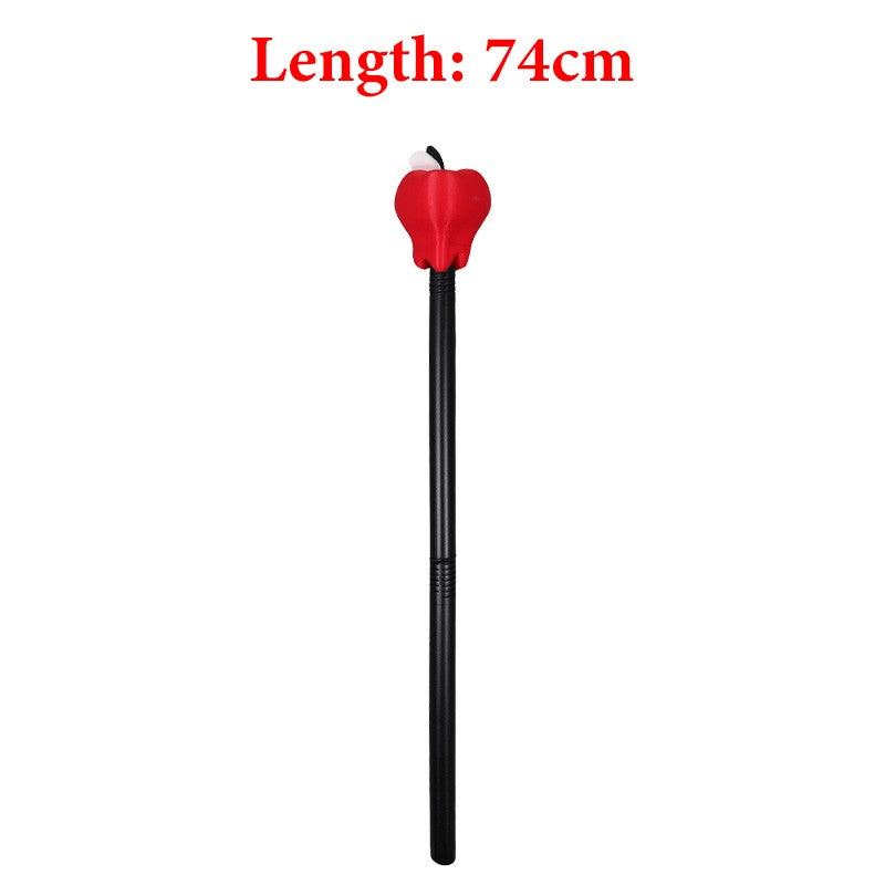 Lucifer Props Cosplay Anime Hotel Apple Cane Prop Staff Costume Accessories Carnival Halloween Party Fantasy Men Adult Dress Up