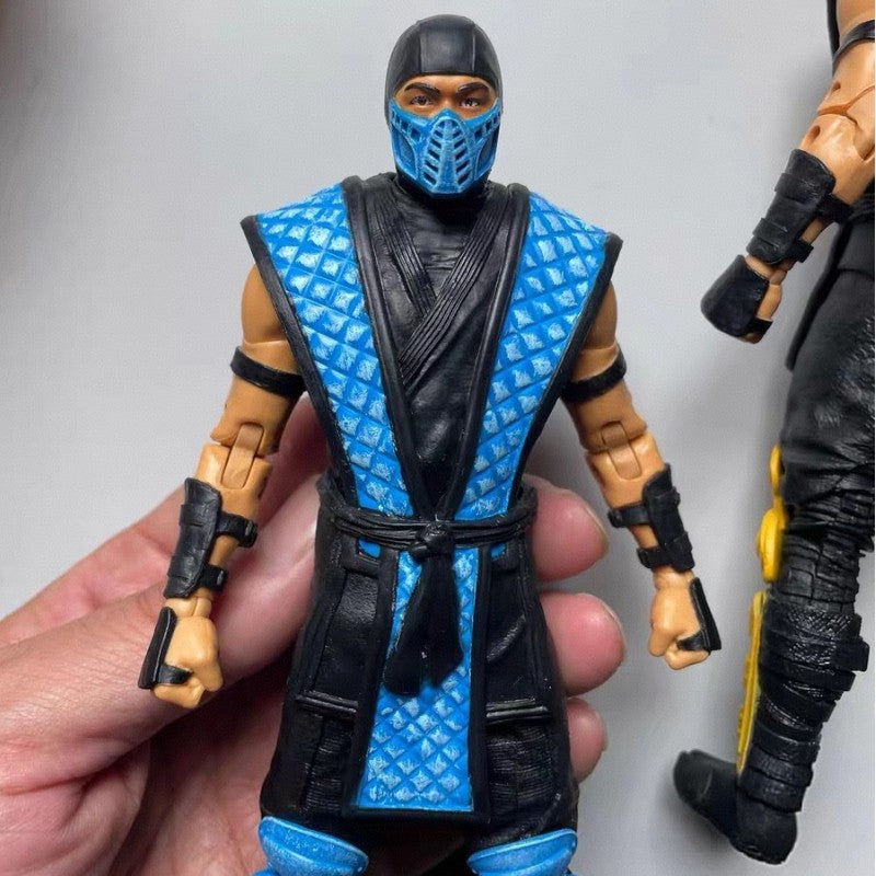 Game Mortal Kombat Spawn Sub Zero Scorpion Kitana Liu Kang 7" Articulated Action Figure Toys 17cm Game Figurines Collectible Toy
