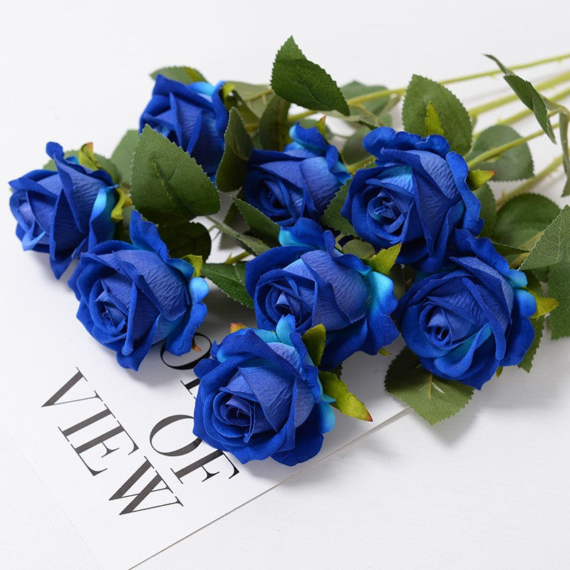 3/5/10/20pcs Roses Artificial Flowers Rose Flower Branch Artificial Red Roses Realistic Fake Rose for Wedding Home Decor