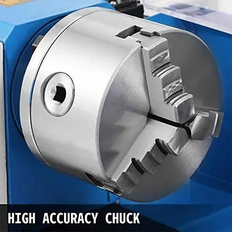 0-2500 RPM CJ0618 Mini Metal Lathe Machine Variable Speed Bench Top Benchtop Mini Lathe Multi-functional Metal Precision Machine