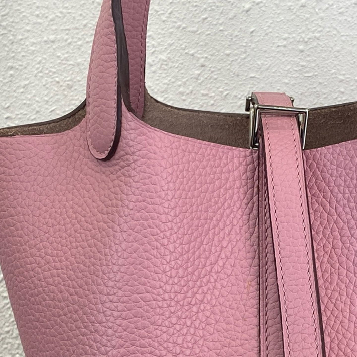Mendy 22 CM Large size Top Quality Bucket Bags Women's Bag Lady Luxury Designer High End Bag TC Cowhide Golden Sliver