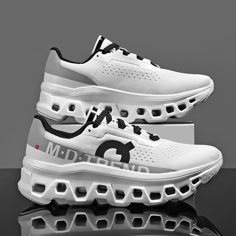Marathon Men Sports Running Shoes Air Cushion Breathable Lightweight Male Comfortable Athletic Casual Sneakers Hiking Outdoor
