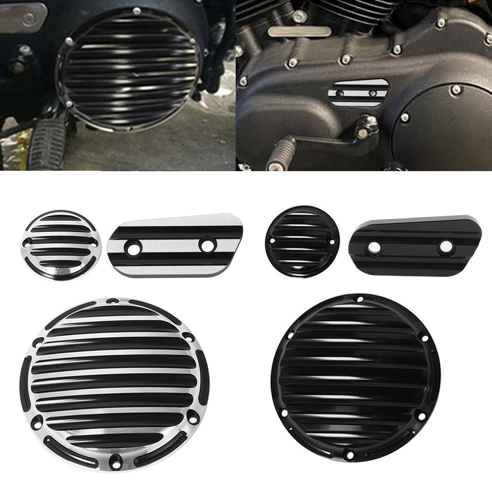 Motorcycle 6 Holes Derby Timer Clutch Timing Covers Inspection Cover Cap For Harley Sportster Iron XL883 XL1200 Seventy Two