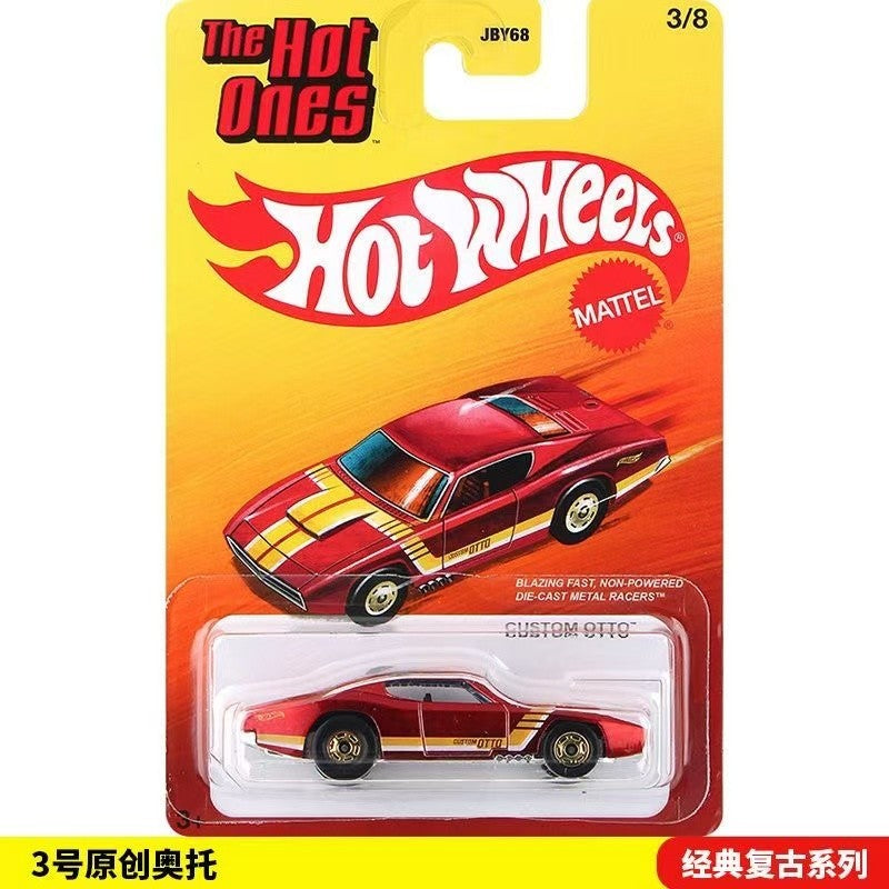 2026 Mattel New Hot Wheels Retro Super Hot Porsche 917 Volkswagen T1 Datsun Ford Gt Alloy Car Model Die-Cast Toy Car Birthday Holiday Gift Jby68