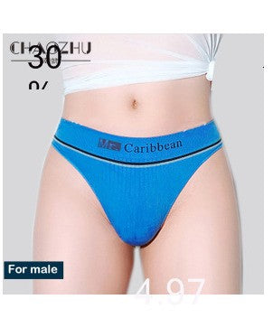Tight Feelling Men's Underwear Stretch Seamless Unisex Men Women Panties G String Universal Tangas Hombre Sexi Men's Lingerie
