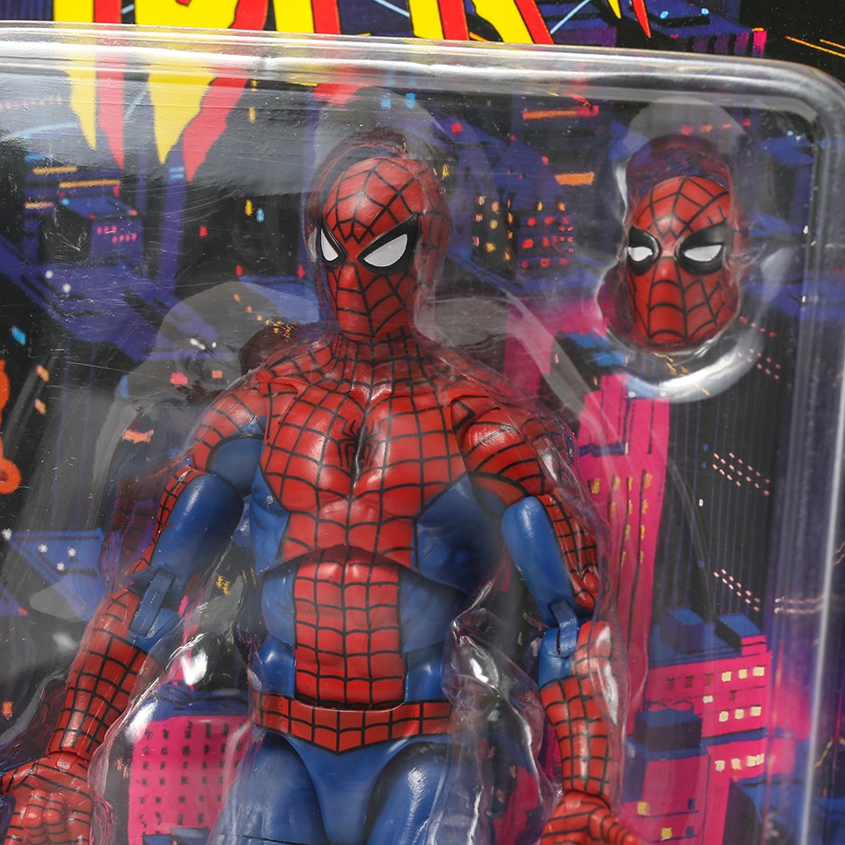 Marvel Legends Retro Cardback Spider-Man Cel-Shading Comics PVC Action Figure Collectible Model Toy Gift