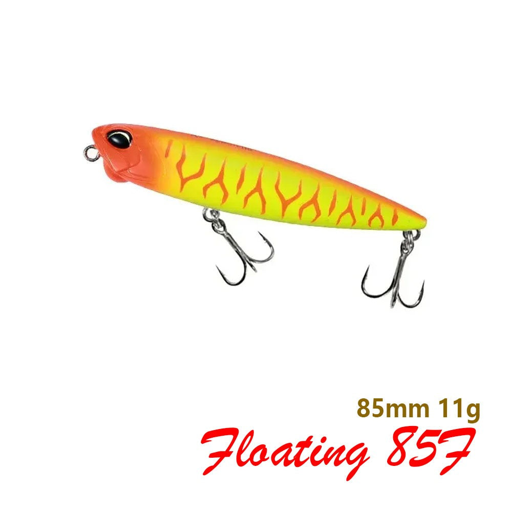 85mm 11g Floating Pencil Fishing Lure Topwater Walking the Dogs Freshwater Swimbait Wobbler for Pike Bass Artificial Hard Baits
