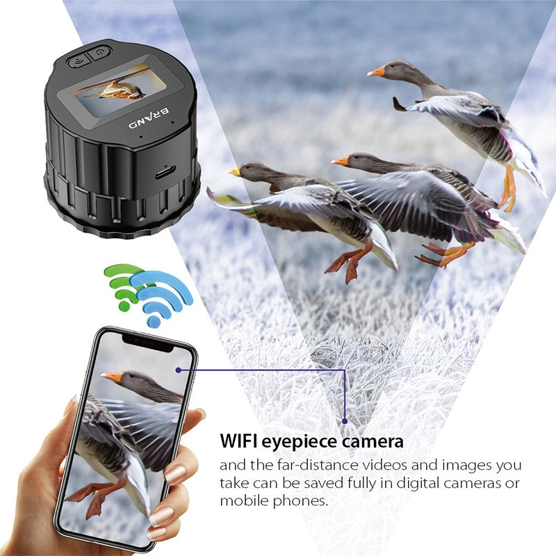 ? 1920X1080 Eyepieces Camera WiFi Electronic 1.5'' High-Definition Screen Portable Recorder Telescopes with APP Connection