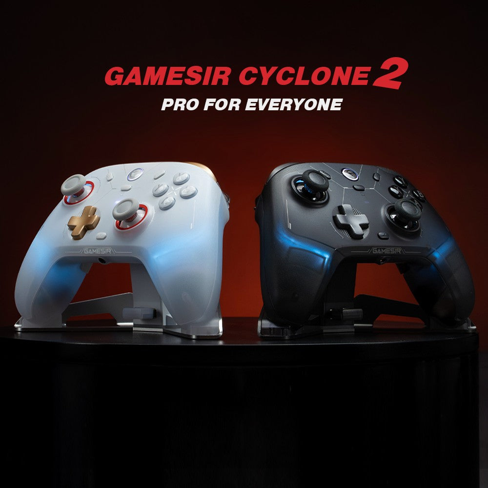New Gamesir Cyclone 2 Wireless Controller with Hall effect Controller for PC Steam Switch ios Andrioid Optional base