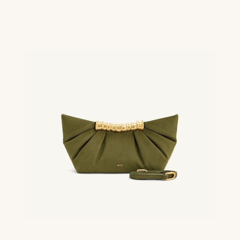 2025 Summer New Evening Handbag For Women Wrinkled Metal Fashion Bag Clutchs ????? ??????? ????????? ??????? ??????? Sac à Main