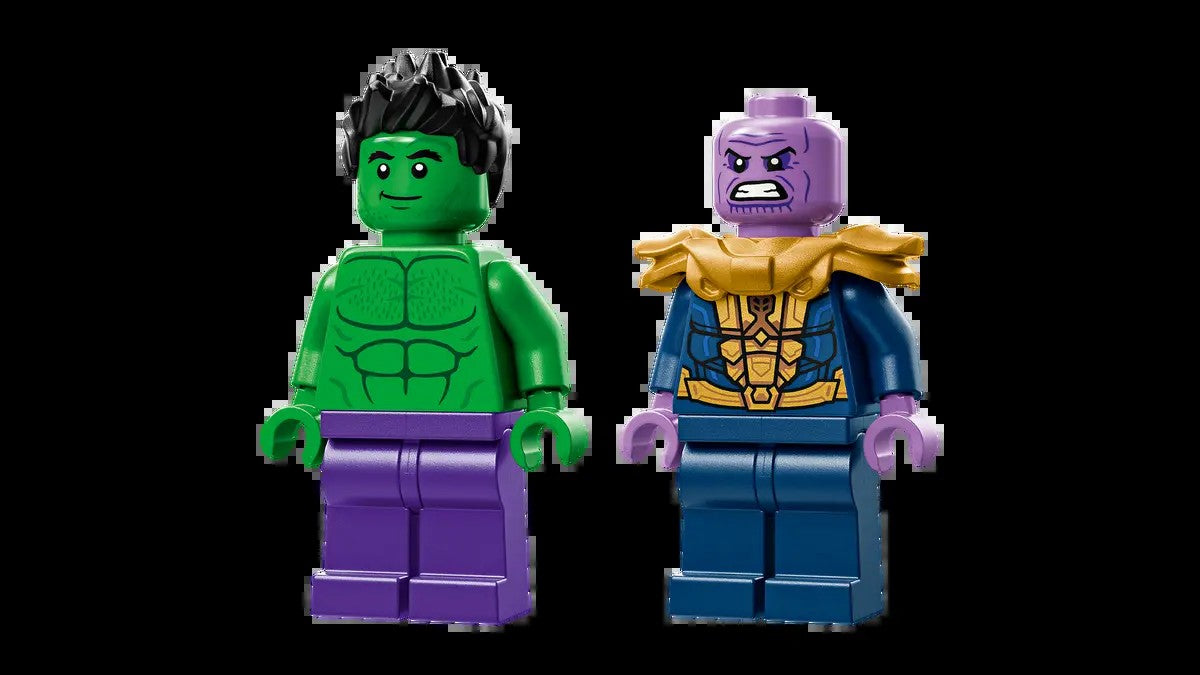 LEGO, Marvel, 76312, Hulk off-road vehicle battle, Thanos, children's building block toy gift