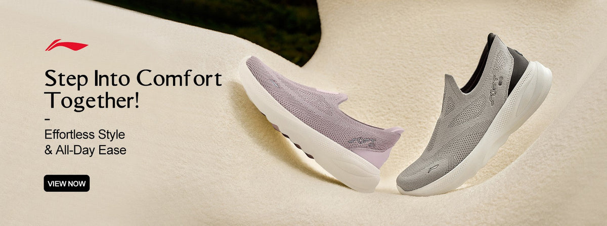 Li-Ning Men SOFT GO 2 KNIT Slip-on Casual Walking Shoes Cushion Comfy Stable LiNing Mesh Jogging Daily Sports Sneakers AGLV017