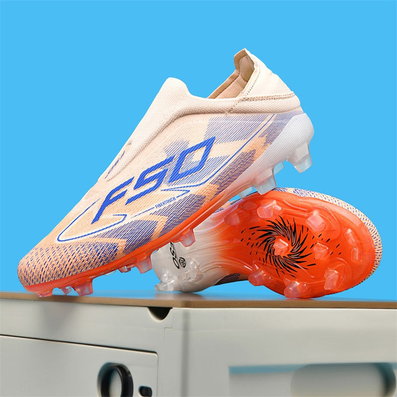 New Men Football Boots Non-Slip High-quality Soccer Shoes Grass Cleats High-top Futsal Sneakers Match Indoor Hot-selling Outdoor