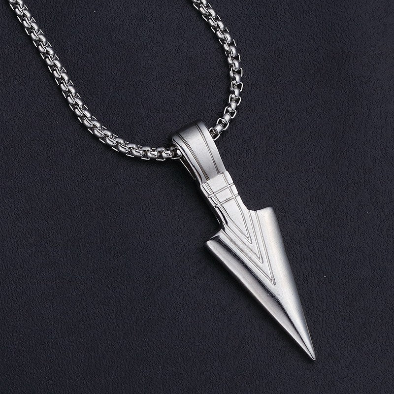 Mask Necklace Spearhead Cross Pendant Fashion Charm Sun Compass Skeleton Pentagram Sweater Chain Jewelry For Men Women Gifts