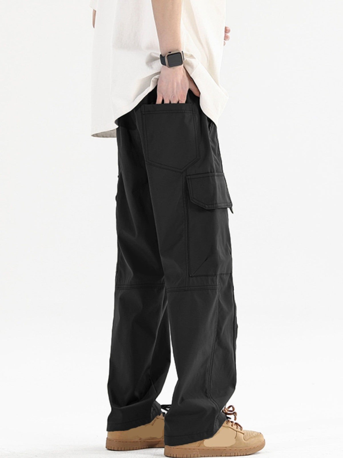 Casual Cargo Pants For Men Plus Size Quick Drying Sports Outdoor Waterproof Men's Work Pants Streetwear Male Sports Sweatpants