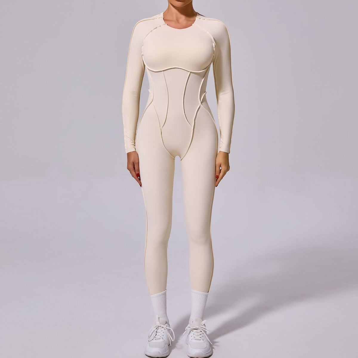 One-piece Yoga Jumpsuit Women Long Sleeved Set Quick Drying Yoga suit Gym Training Suit Sportswear Bodysuits Women Fitness Set