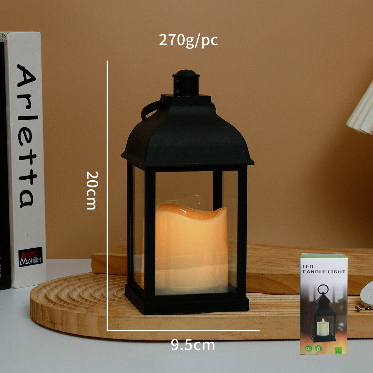 Portable LED Candle Lamps Camping Horse Tent Lanterns Outdoor Garden Desk Holiday Atmosphere Retro Night Light Decorative Lamps