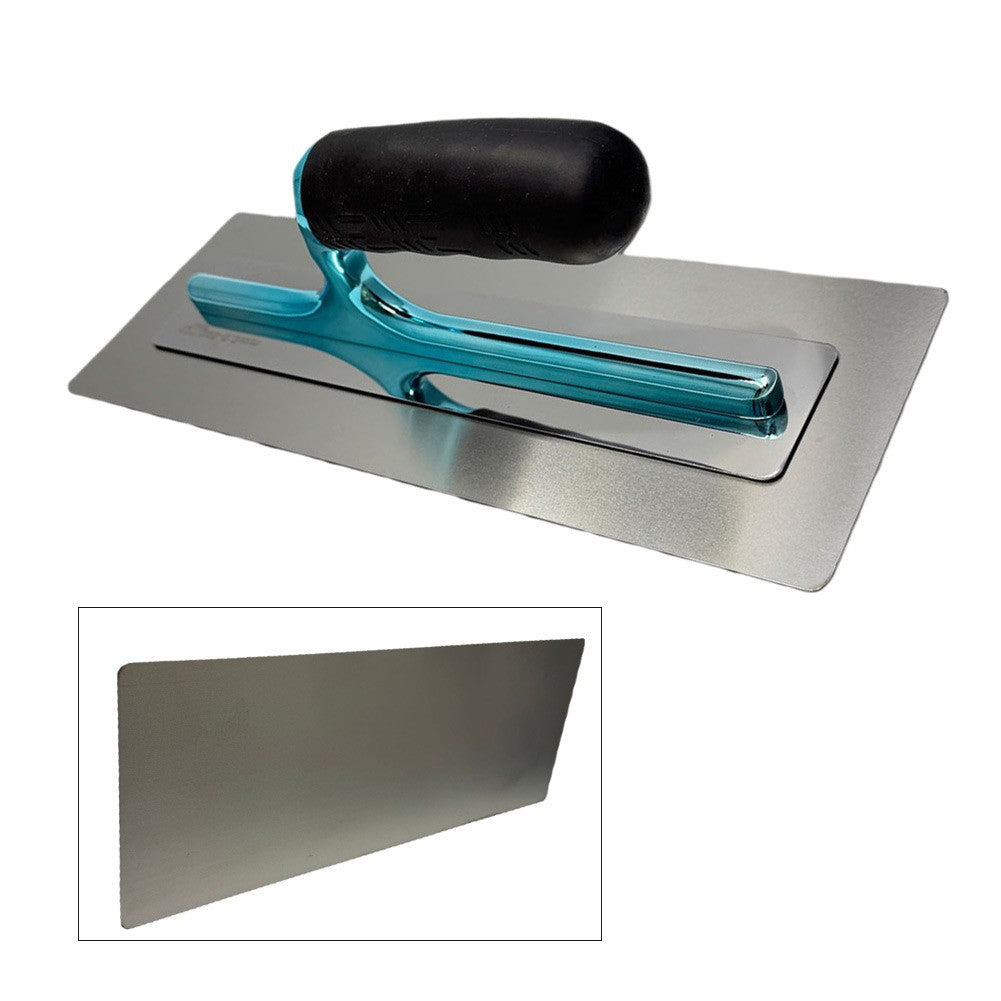 1Pcs Stainless Steel Large Trowel Bricklaying Trowel Cement Scraper Mud Board Construction Plastering Tool With Plastic Handle
