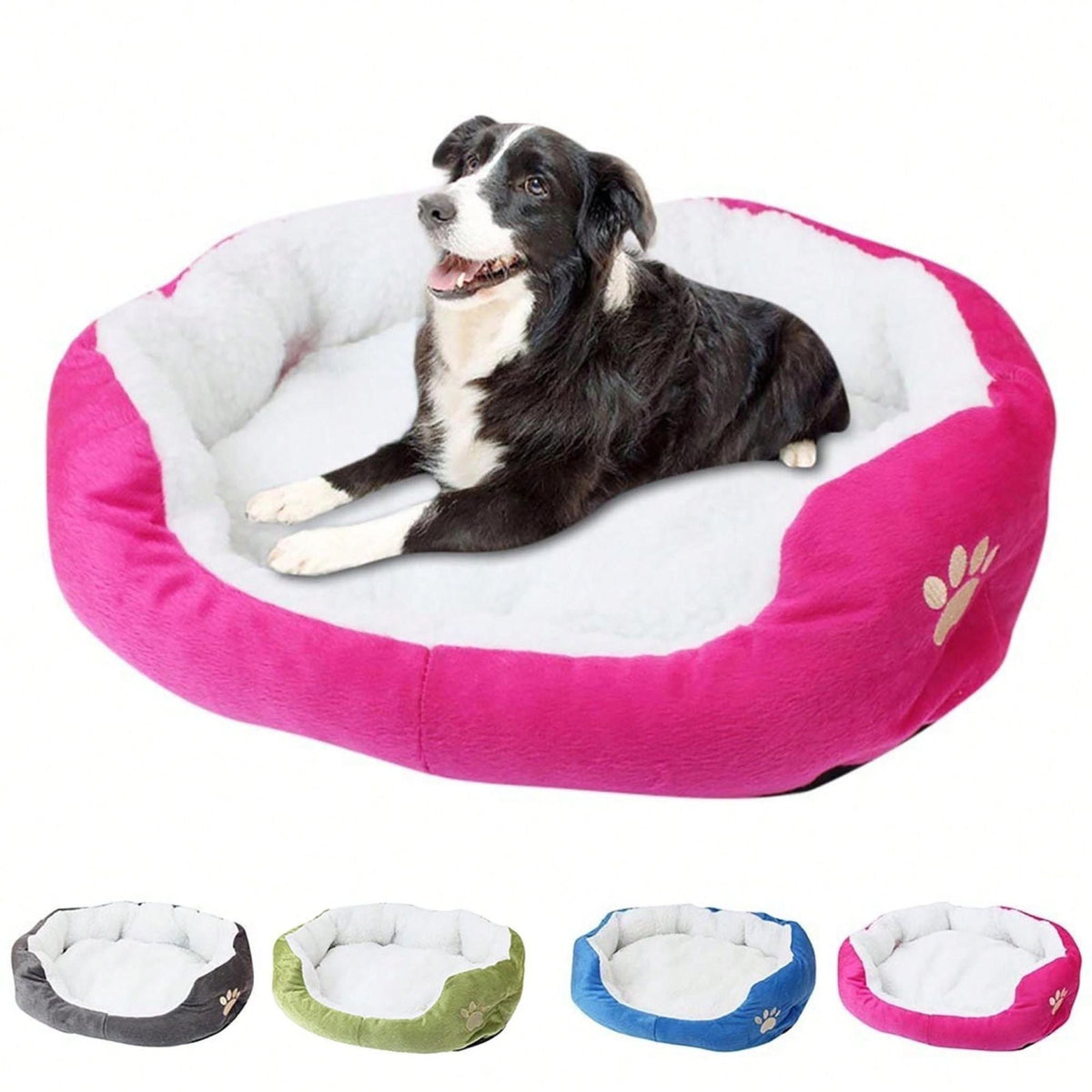 Thickened Warm Lamb Fluffy Pet Bed 50*40CM for Small-Medium Pets