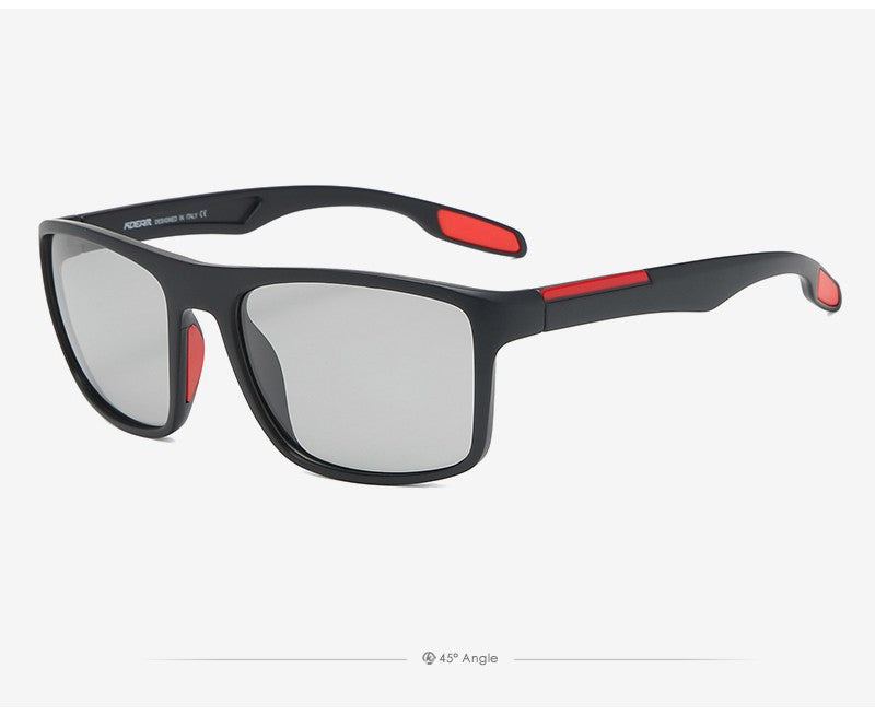 KDEAM Rectangular Ultra Light TR90 Sunglasses Men Polarized Wholesale