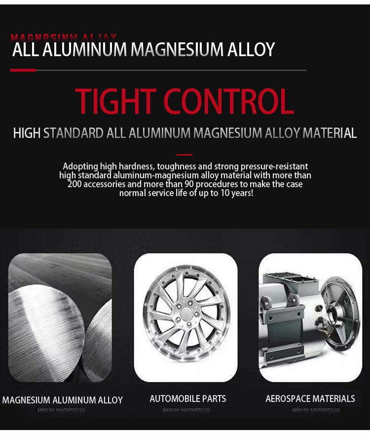 100% Aluminum-magnesium Alloy Travel Suitcase High Quality Rolling Luggage 20/24/26/29'' Trolley Luggage Carry-On Cabin Suitcase