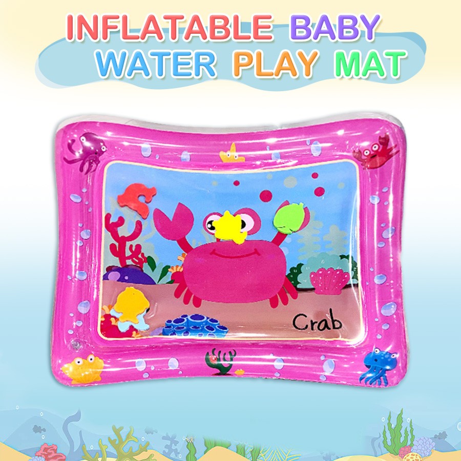 Baby Water Play Mat Inflatable Cushion PVC Infant Tummy Time Toddler Water Pad For Kids Early Education Developing Activity Toys