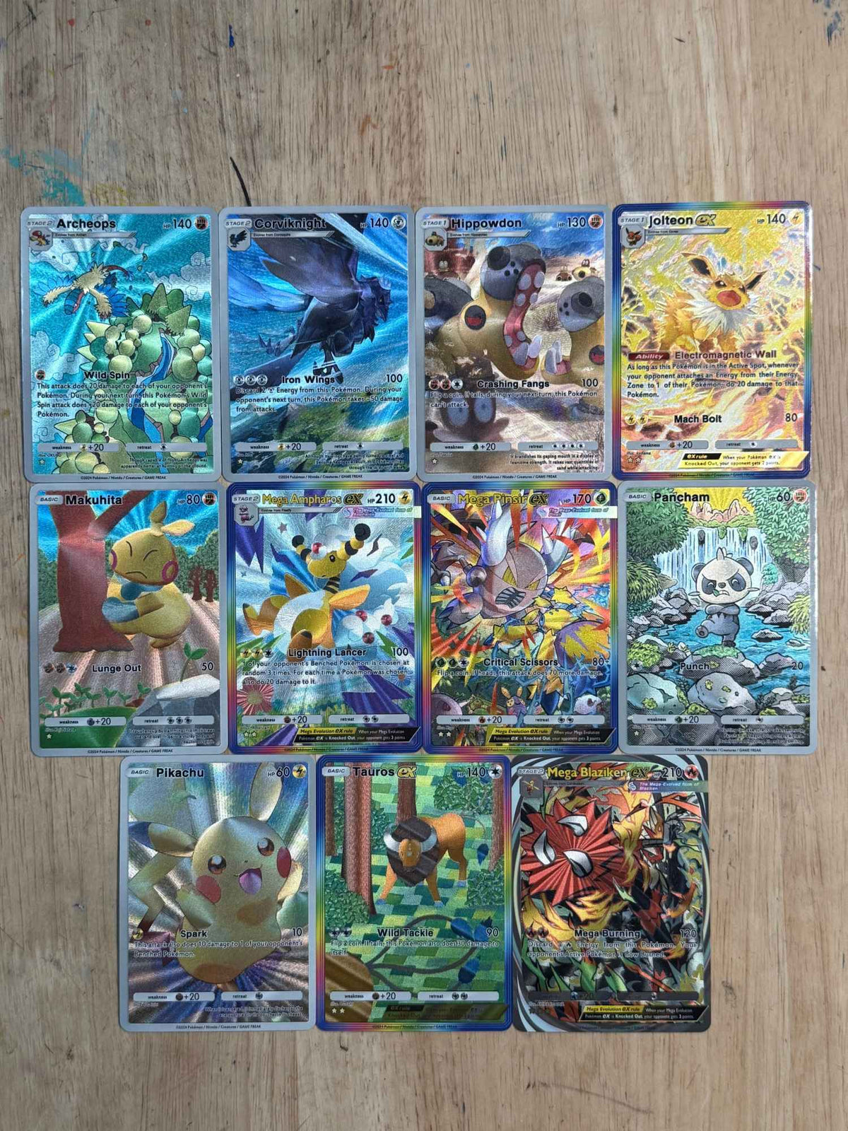 Diy Pokemon ptcg Pocket Self Control Collect Signature Trading Flash Card Anime Cartoon Christmas Diy Gift