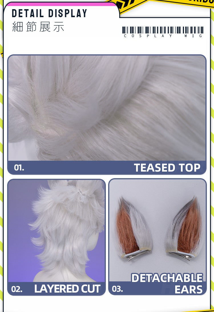 ?Ready for Ship?Idia Malleus Leona Vil Crowley Wig Game Cosplay DokiDoki Men 120cm Long Hair Fiber Idia Halloween Free Wig Cap