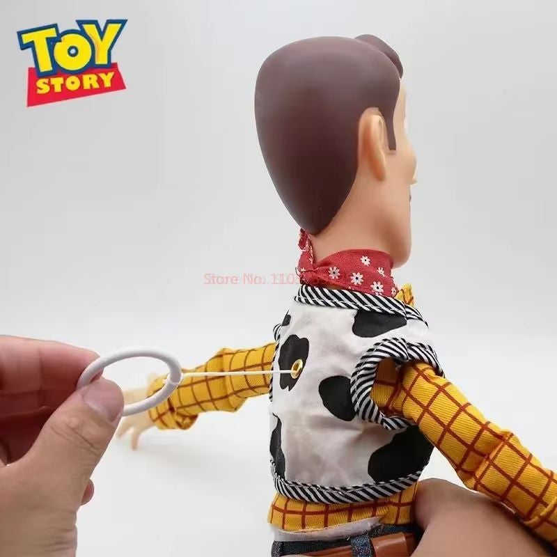 Anime Disney Toy Story 4 Talking Woody Buzz Jessie Rex Action Figures Anime Decoration Collection Figurine Toys Model For Gifts