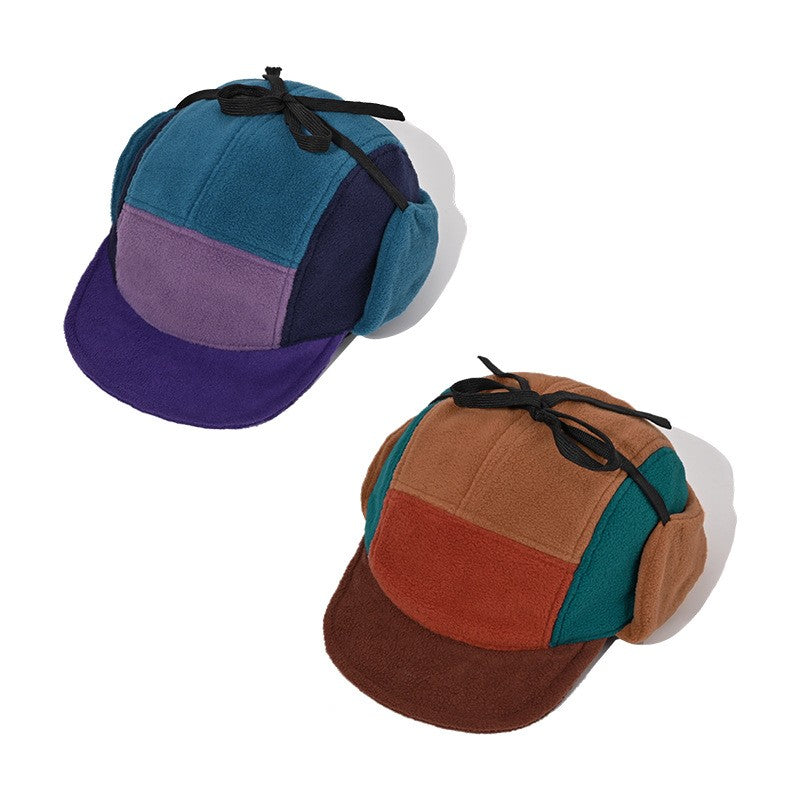 Windproof Thermal Fleece Winter Hat Five Panel Fisherman Style Cycling Outdoor Cold Weather Ear Protection for Winter Sports?