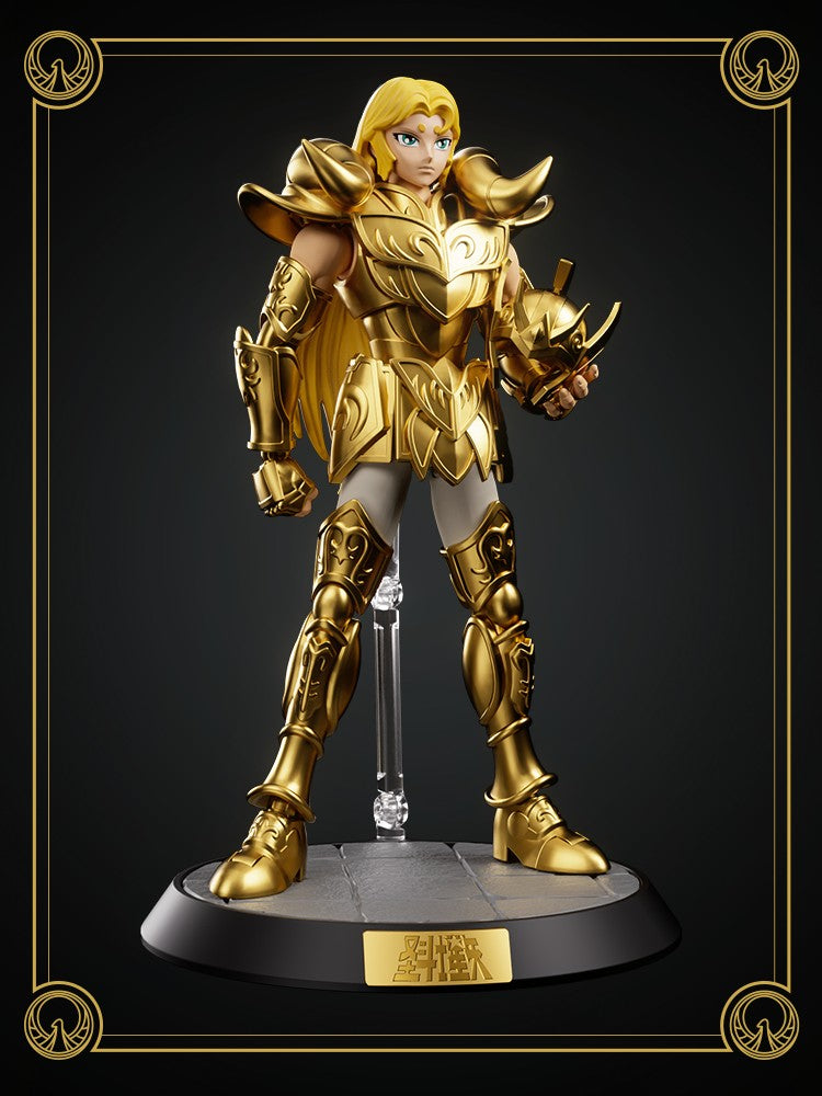Blokees Saint Seiya Cygnus Hyoga Pegasus Seiya Knights of Zodiac Aquarius Camus Aries Mu Action Figures Anime Model Statue Toys