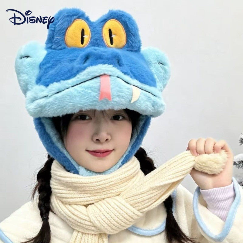 Disney Zootopia 2 Kawaigari Snake Plush Hat Cartoon Anime Cute Hat U-shaped Pillow Winter Warm Office Nap Gift for Girls