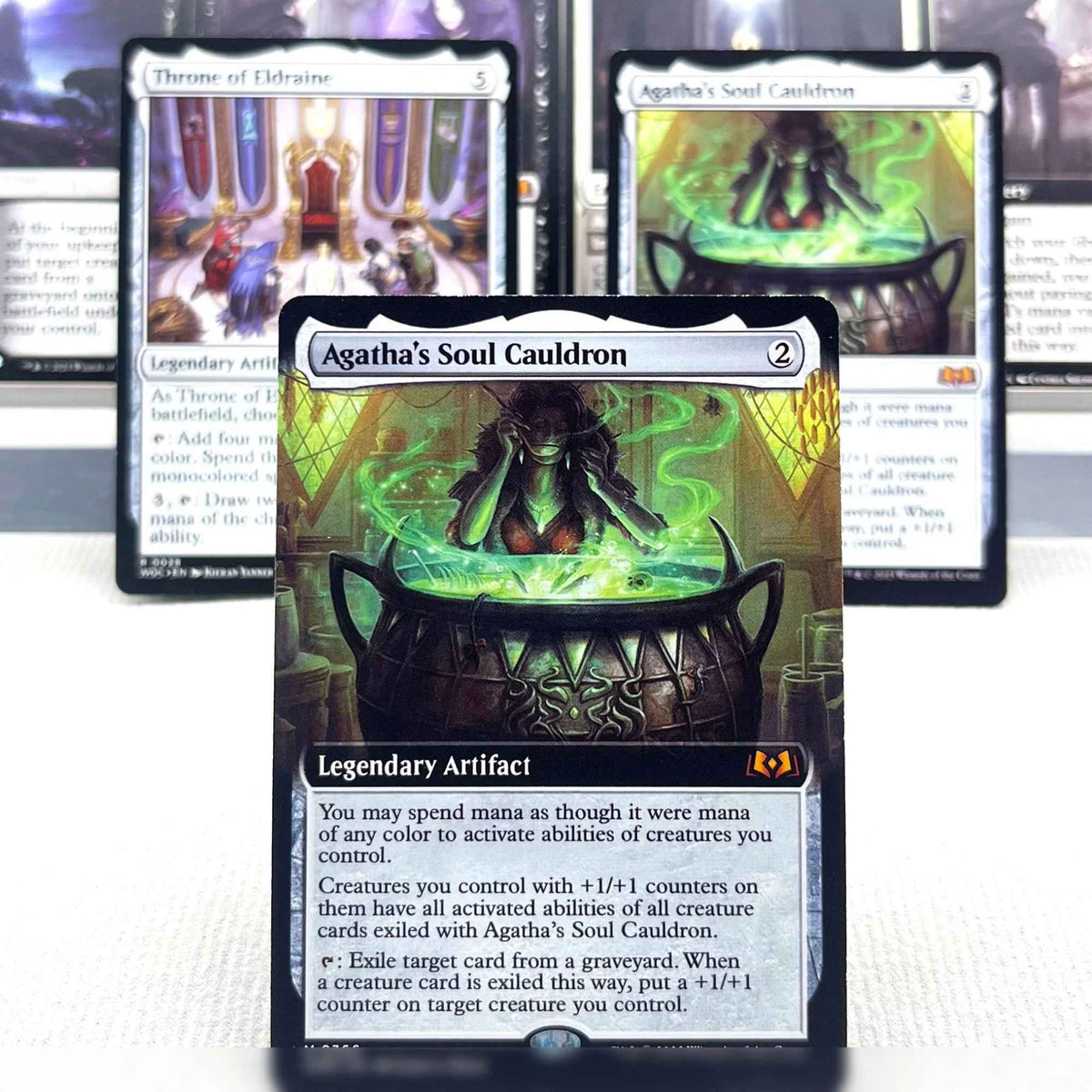 WOT SPG LCC WOE LCI HOLO4-02 TCG Cards for Home Play magical Proxy the Mana Crypt Rhystic Study Lord of Underworld gather