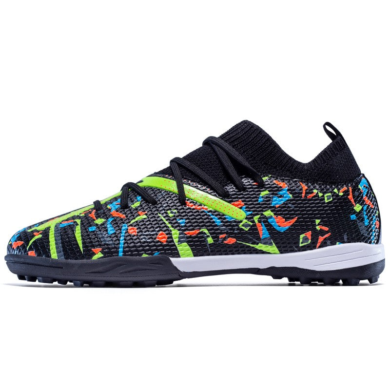 Mens Football Field Boots Ultralight Turf Indoor Society Training Soccer Shoes Cleats for Kids Sneakers TF/FG Football Shoes