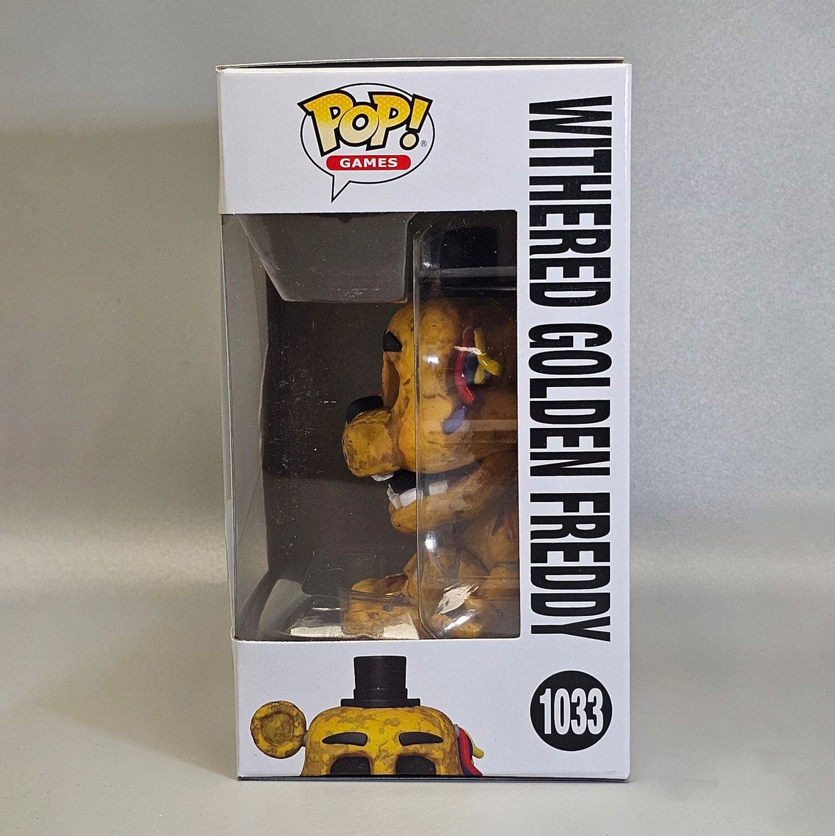 Withered Golden Freddy 1033 Figures FUNKO POP Five Nights at Freddy's 3.9inch Vinyl Figure Collectible Limited Edition Toy Gift