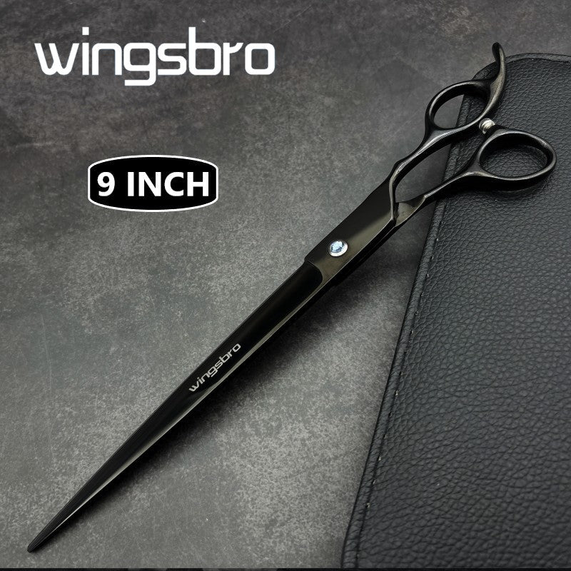 wingsbro 9 inch Professional Pet Dog Grooming Shear Pet Shop Scissors for Dog Hair Groomer Dog Stylist