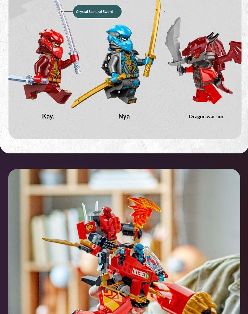 LEGO 71830 Kai's Storm Mech Tank Phantom Ninja Series Toys Children's Building Blocks for Birthday and Christmas Gifts