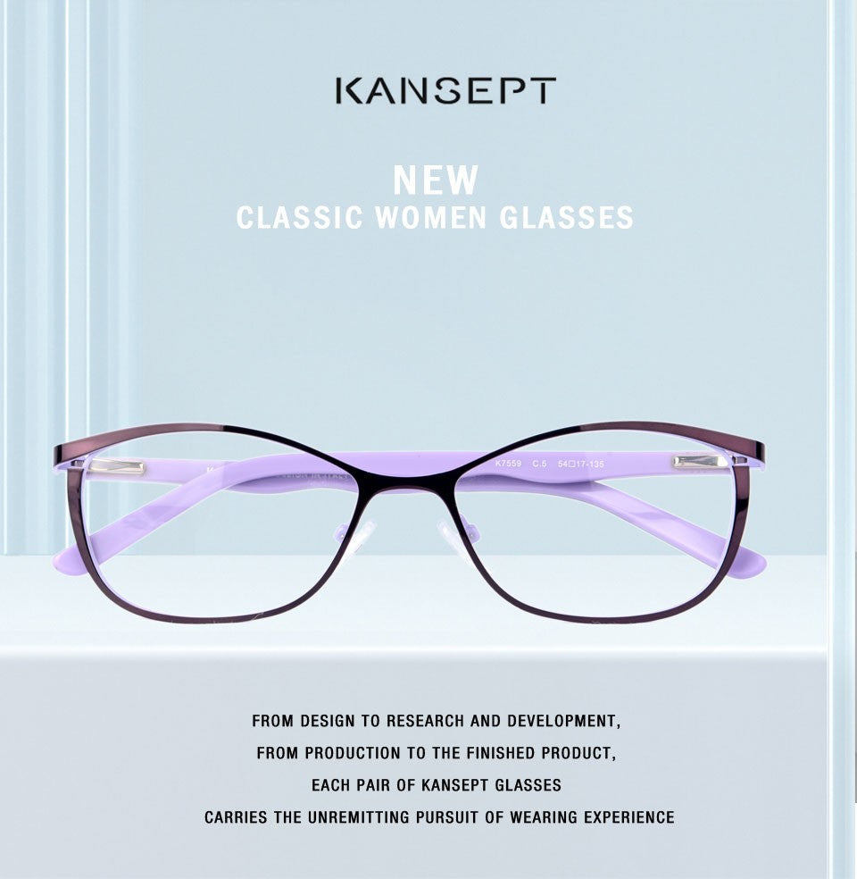 KANSEPT Women's Grade Glasses to Read Woman Myopia Lenses Woman's Eyeglasses Sunglasses for Men Eyepieces Eyewear Prescription