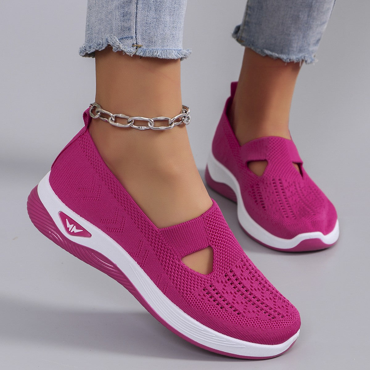 Women's summer breathable mesh flat shoes women's shoes casual sneakers shoes, clearance free shipping